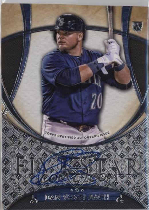 Dan Vogelbach #FSA-DV Baseball Cards 2017 Topps Five Star Autographs