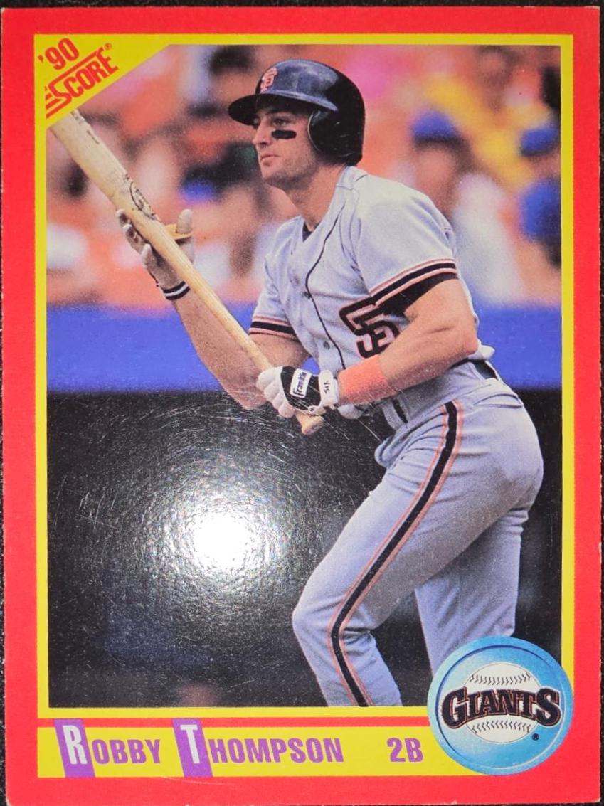 Robby Thompson #397 Baseball Cards 1990 Score