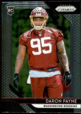 Daron Payne #245 Football Cards 2018 Panini Prizm