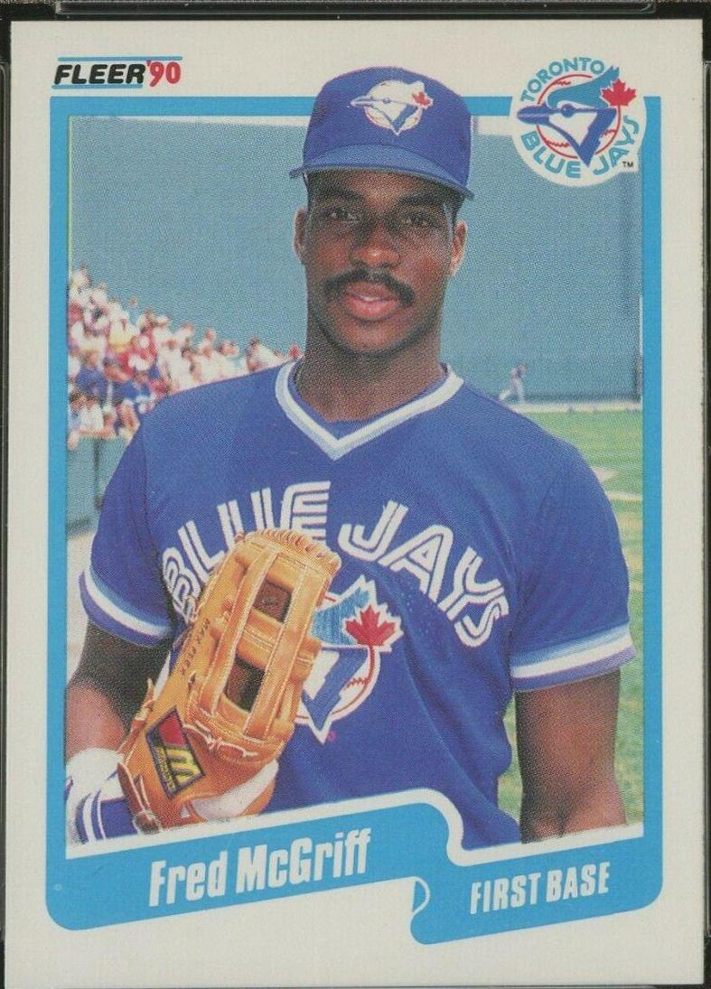 Fred McGriff #89 Baseball Cards 1990 Fleer