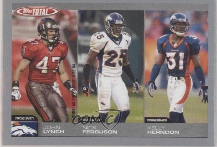 John Lynch, Nick Ferguson, Kelly Herndon [Silver] #313