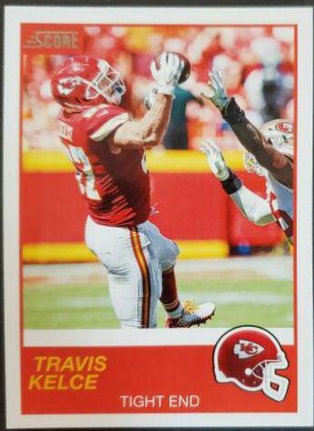 Travis Kelce #2 Football Cards 2019 Panini Score