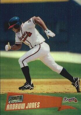 Andruw Jones #72 Baseball Cards 2000 Stadium Club Chrome