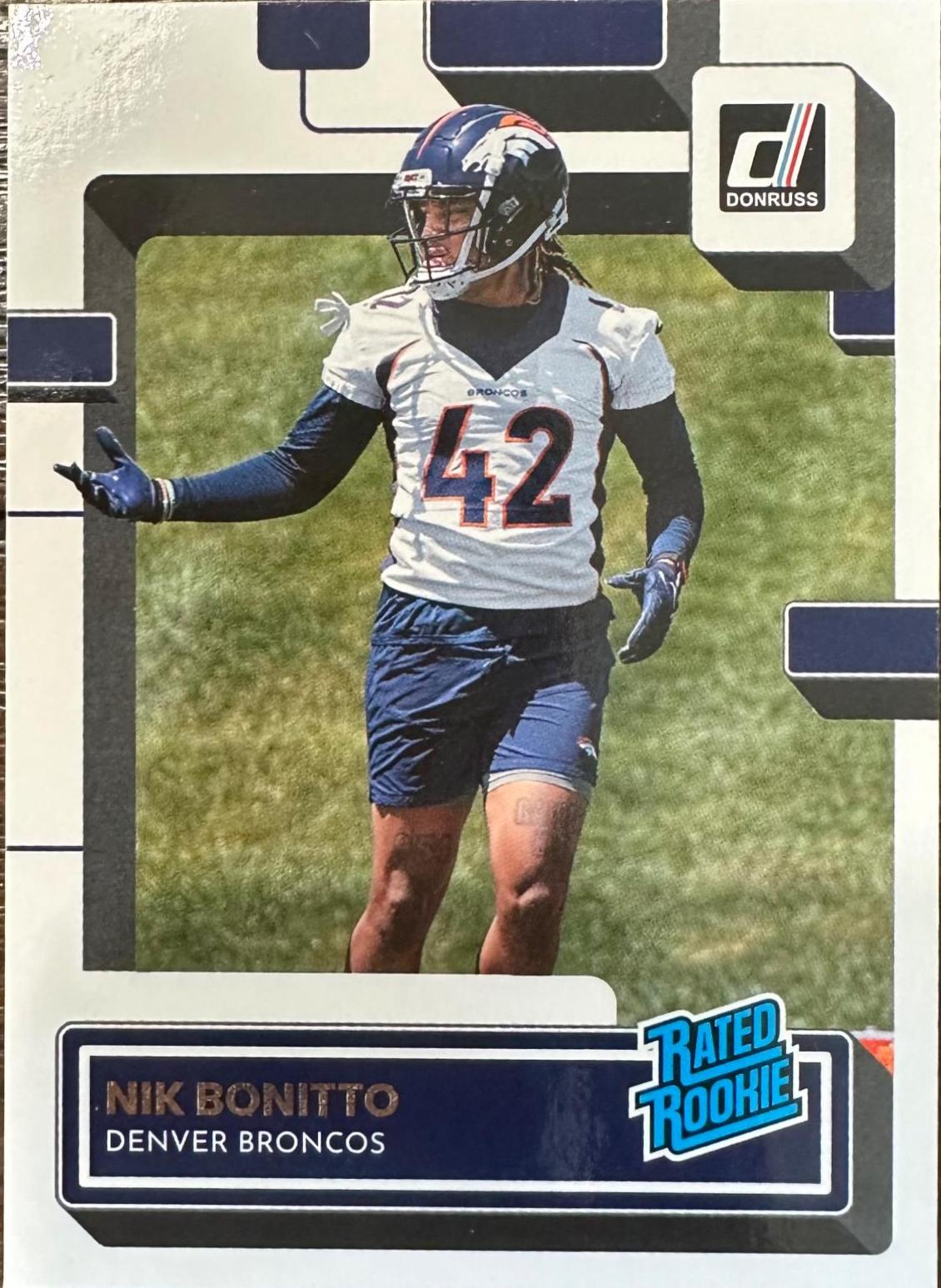 Nik Bonitto #380 Prices [Rookie] | 2022 Panini Donruss | Football Cards