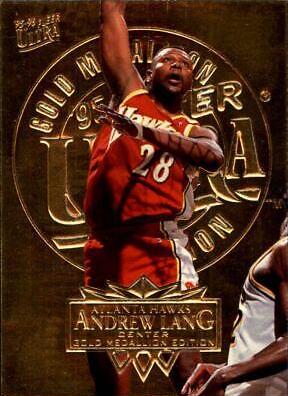 Andrew Lang #4 Basketball Cards 1995 Ultra