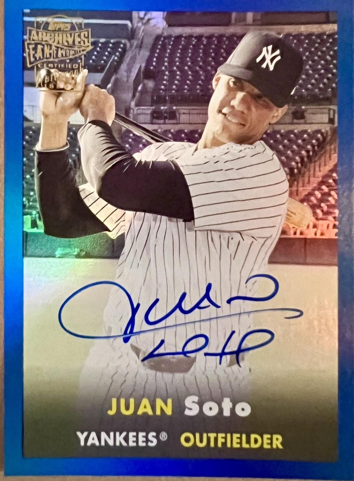 Juan Soto [Blue] #FF-JSO