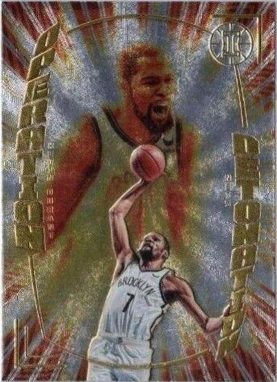 Kevin Durant #2 Basketball Cards 2021 Panini Illusions Operation Detonation
