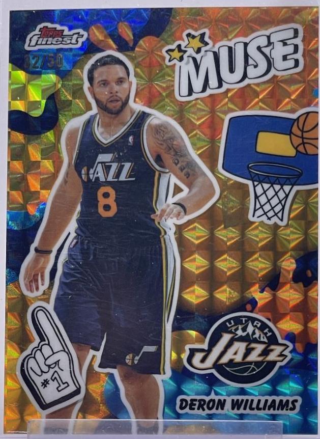 Deron Williams [Gold Geometric Refractor] #M-24