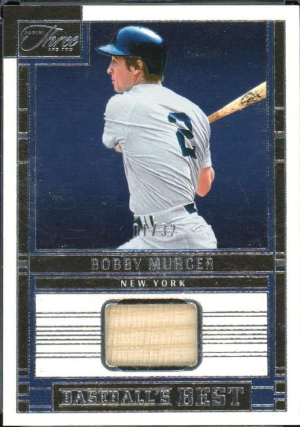 Bobby Murcer #BBM-BM Baseball Cards 2024 Panini Three and Two Best Memorabilia
