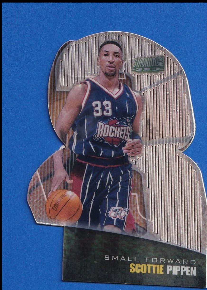 Scottie Pippen #3C Basketball Cards 1999 Stadium Club 3X3