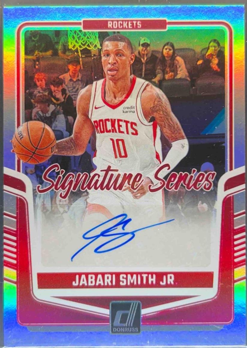 Jabari Smith Jr. #6 Basketball Cards 2024 Panini Donruss Signature Series