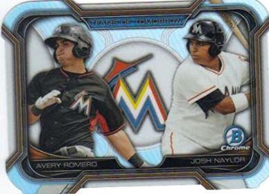 Josh Naylor / Avery Romero #TDC-11 Baseball Cards 2015 Bowman Chrome Draft Teams of Tomorrow Die Cut