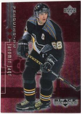 Jaromir Jagr #69 Hockey Cards 1999 Upper Deck Black Diamond
