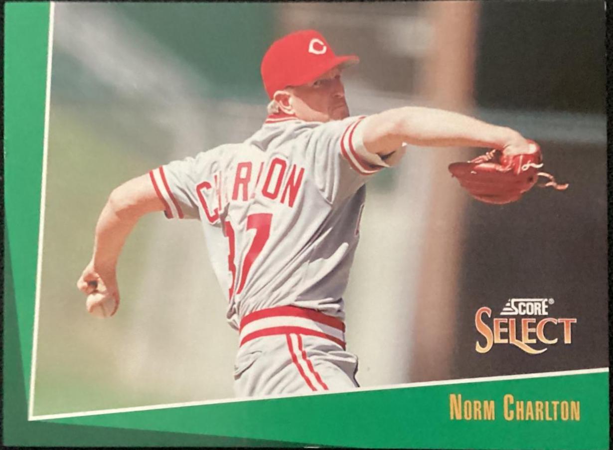 Norm Charlton #207 Baseball Cards 1992 Score Select