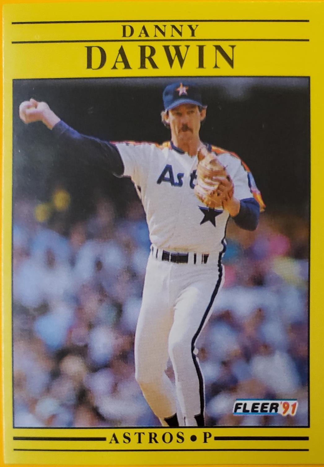 Danny Darwin #503 Baseball Cards 1991 Fleer