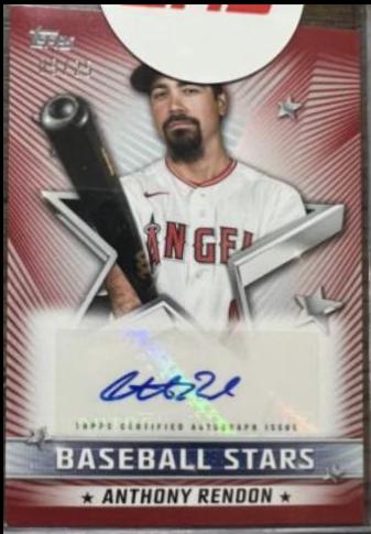 Anthony Rendon [Red] #BSA-ARE Baseball Cards 2022 Topps Baseball Stars Autographs