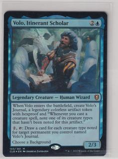 Volo, Itinerant Scholar