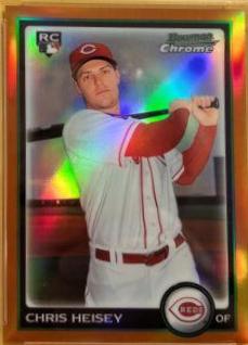 CHRIS HEISEY #210 Baseball Cards 2010 Bowman Chrome