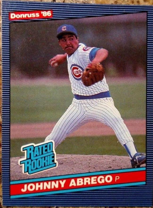 Johnny Abrego #32 Baseball Cards 1986 Donruss