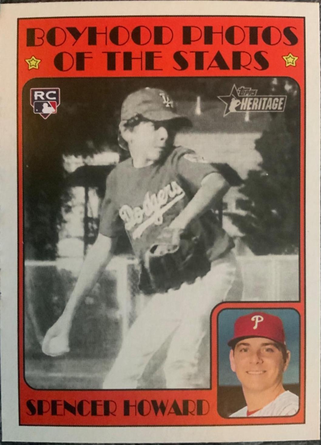 Spencer Howard #148 Baseball Cards 2021 Topps Heritage