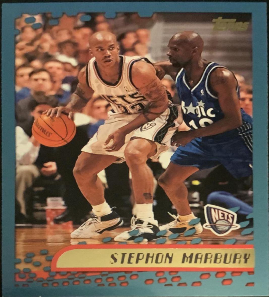 Stephon Marbury #90 Basketball Cards 2001 Topps