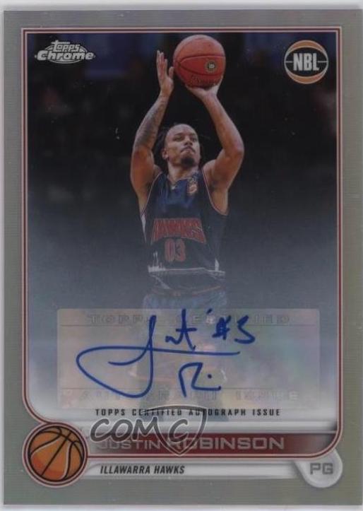 Justin Robinson [Refractor Autograph] #39