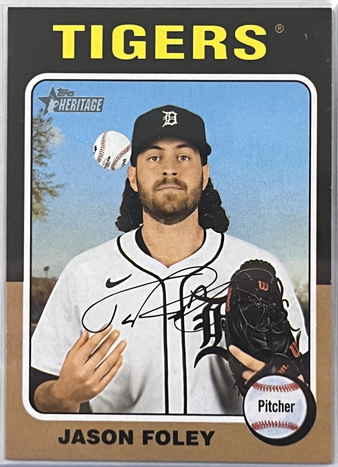 Jason Foley #718 Baseball Cards 2024 Topps Heritage