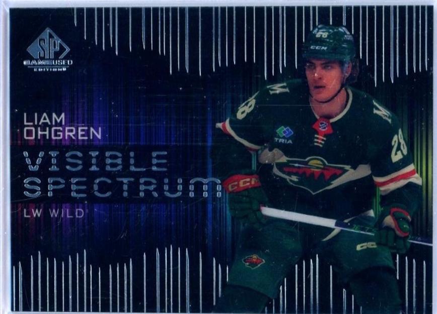 Liam Ohgren #VS-28 Hockey Cards 2024 SP Game Used Visible Spectrum