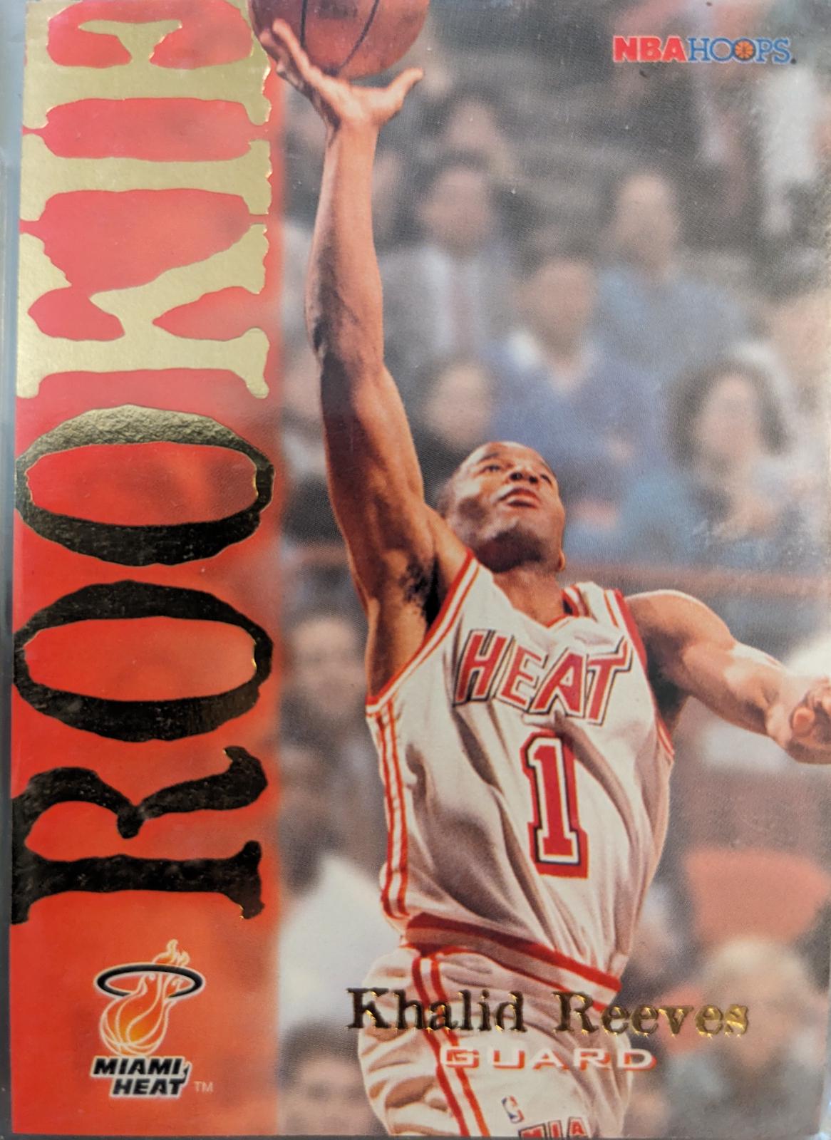 Khalid Reeves #344 Basketball Cards 1994 Hoops