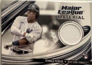 Oswald Peraza #MLM-OP 2023 Topps Update Baseball Major League Material