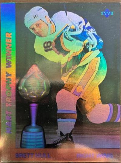 Brett Hull #AW3 Hockey Cards 1991 Upper Deck Award Winners Holograms