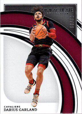 Darius Garland #95 Basketball Cards 2021 Panini Immaculate Collection