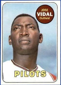 Jose Vidal #322 Baseball Cards 1969 Topps