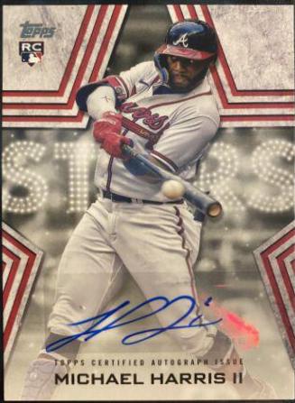 Michael Harris II #BSA-MHA Baseball Cards 2023 Topps Series 2 Stars Autographs