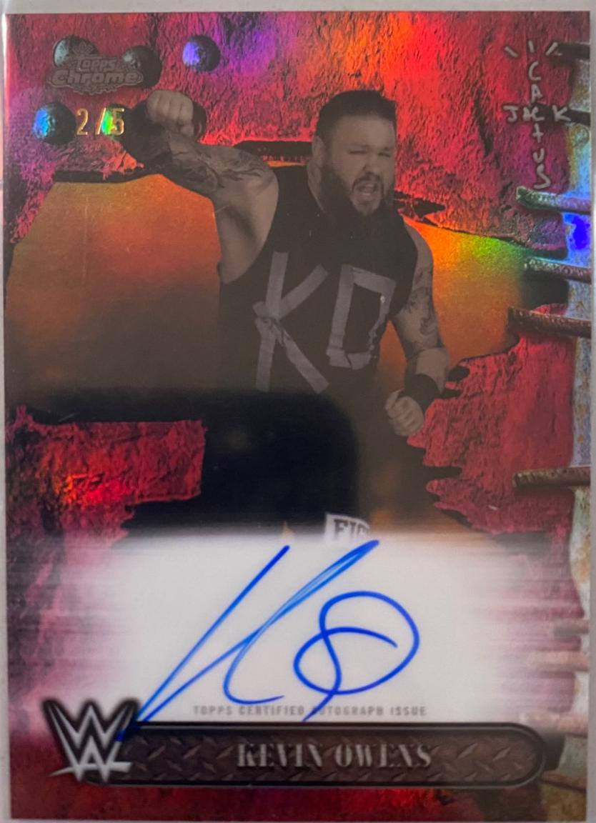 Kevin Owens [Red Refractor] #BAV-OWN