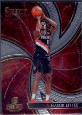 Nassir Little #5 Basketball Cards 2019 Panini Select Phenomenon