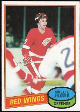 Willie Huber #173 Hockey Cards 1980 Topps
