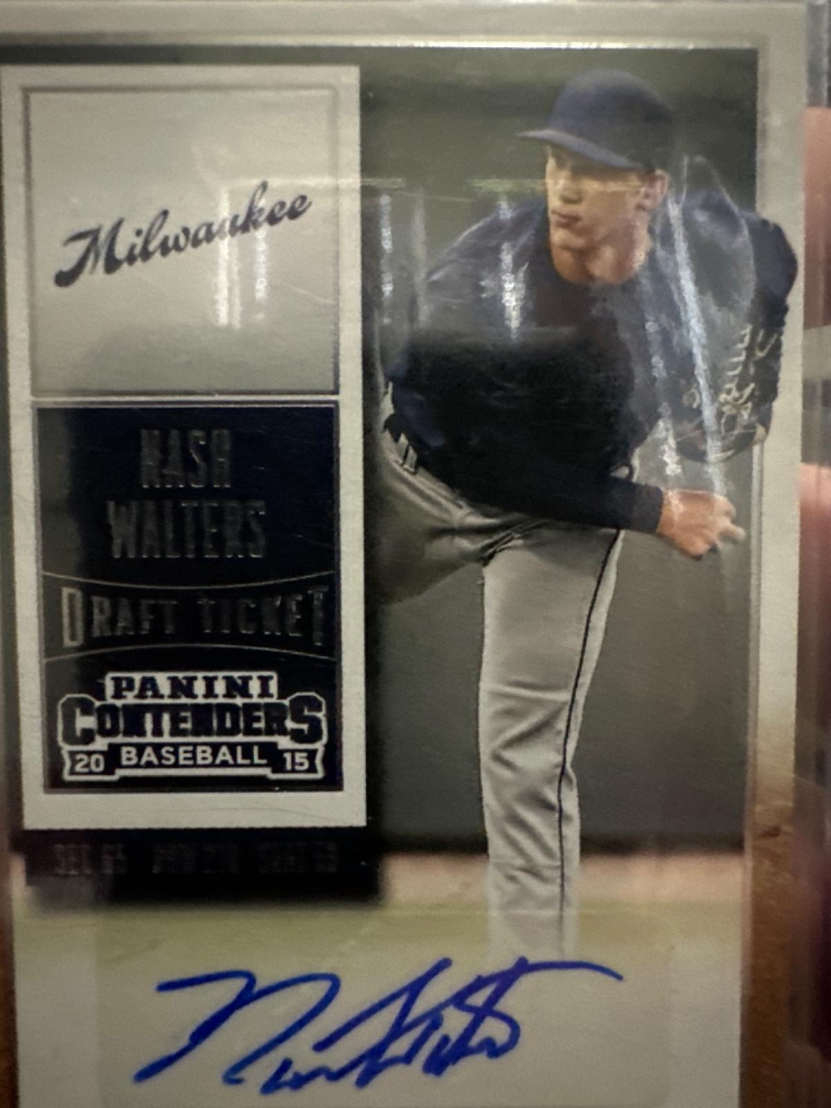 Nash Walters #47 Baseball Cards 2015 Panini Contenders Draft Ticket Autograph