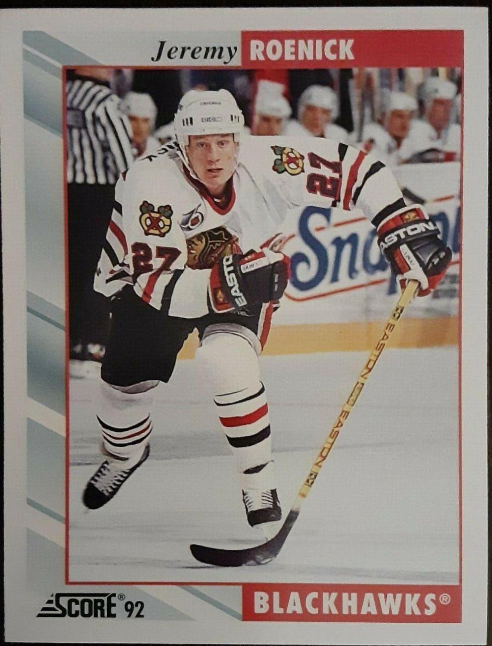 Jeremy Roenick #200 Hockey Cards 1992 Score