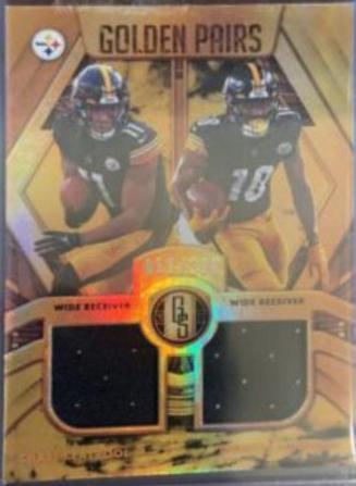 Chase Claypool, Diontae Johnson #GP-PS Football Cards 2021 Panini Gold Standard Golden Pairs