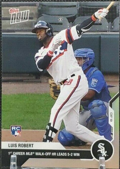 Luis Robert #177 Baseball Cards 2020 Topps Now