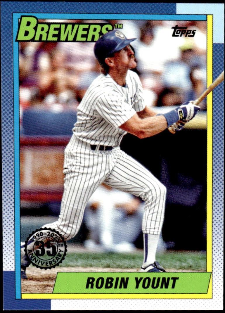 Robin Yount #T90-41 Baseball Cards 2025 Topps 1990