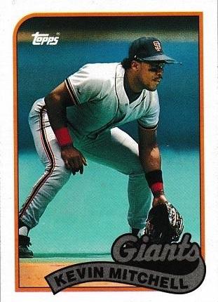 Kevin Mitchell #189 Baseball Cards 1989 Topps