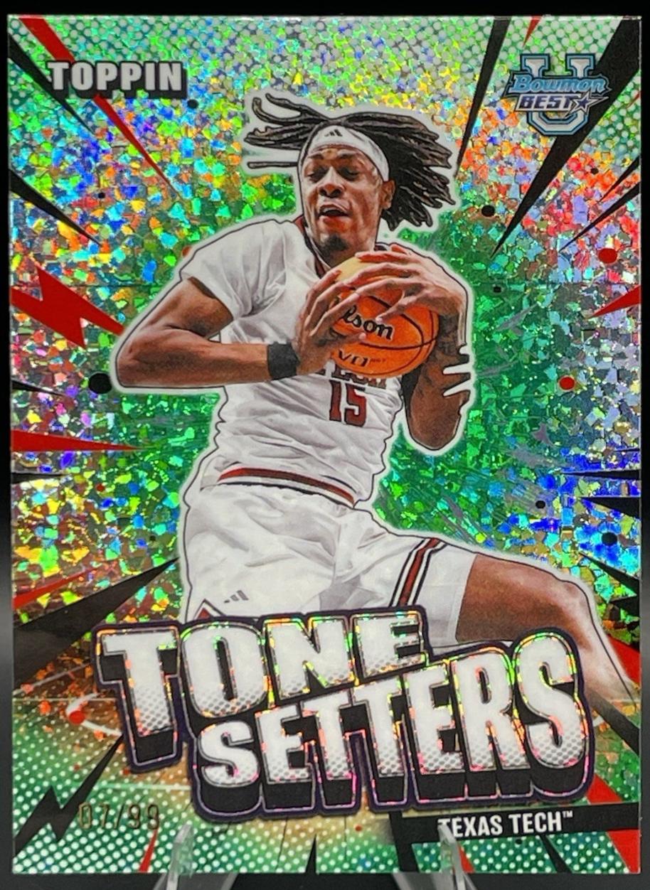 JT Toppin #TS-34 2025-26 Bowman University Best Basketball Tone Setters