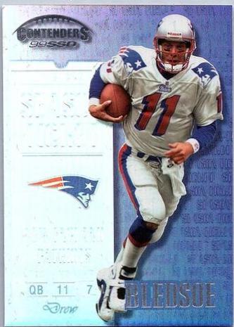 Drew Bledsoe #96 Football Cards 1999 Playoff Contenders Ssd