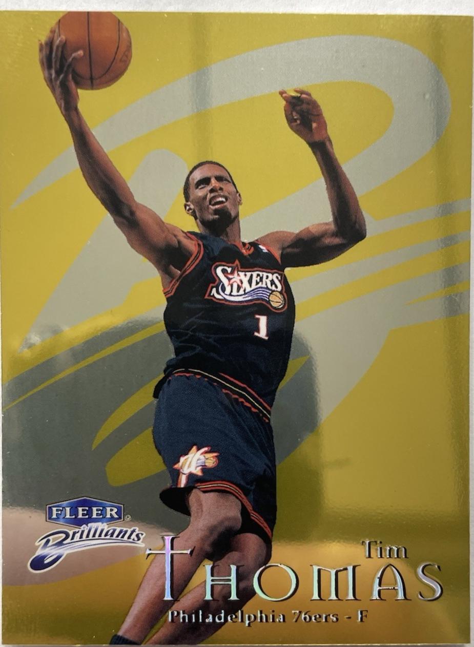 Tim Thomas #58G 1998 Fleer Brilliants Basketball
