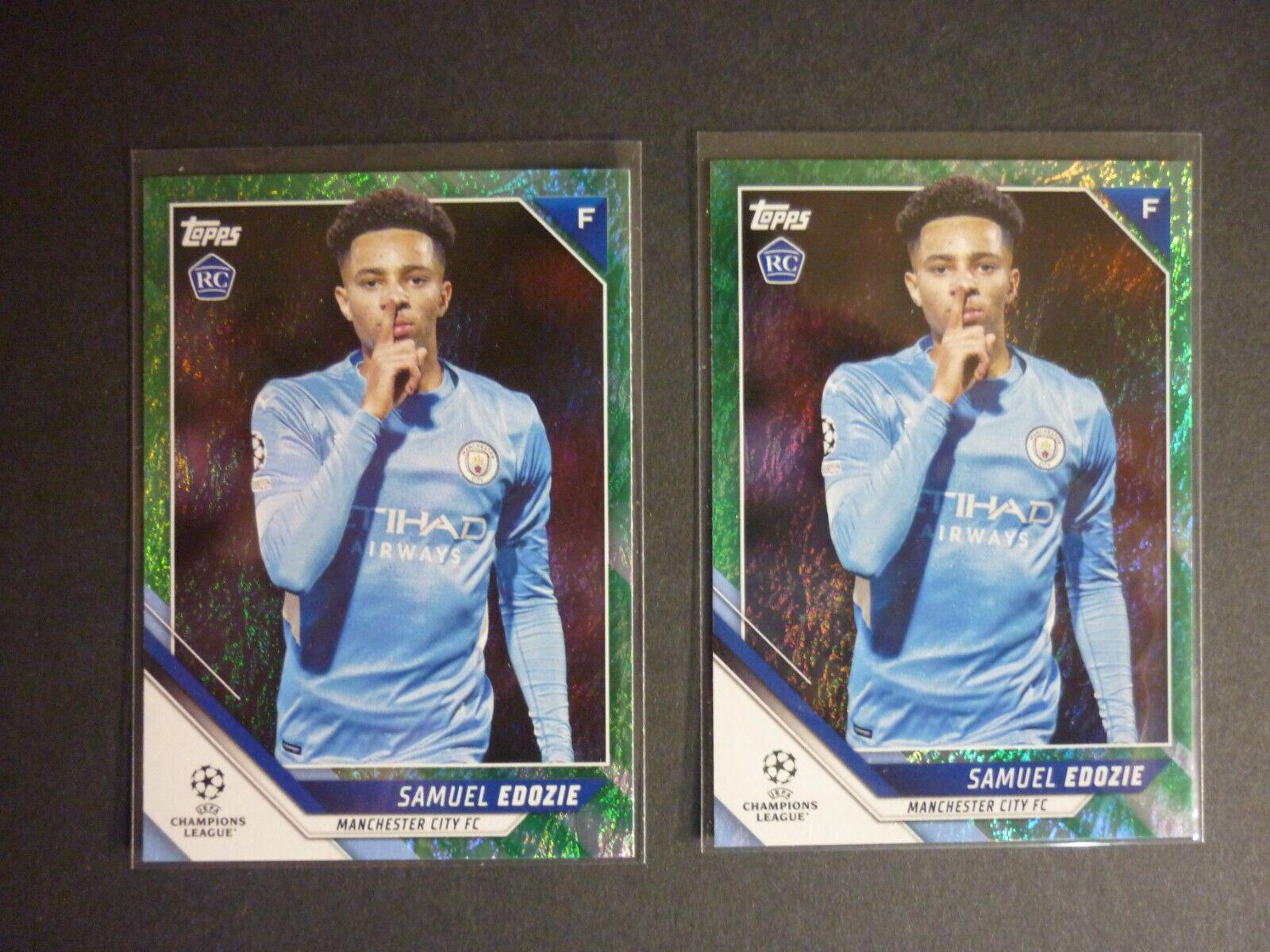 Samuel Edozie #55 Soccer Cards 2021 Topps UEFA Champions League Jade