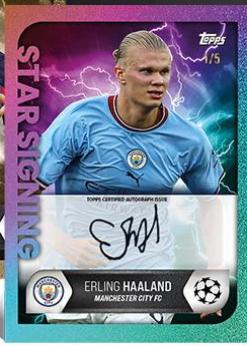 Box Soccer Cards 2022 Topps UEFA Champions League Summer Signings