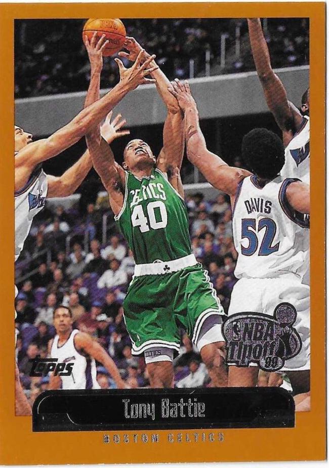 Tony Battie #18 Basketball Cards 1999 Topps NBA Tipoff