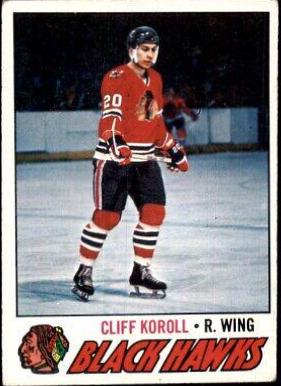 Cliff Koroll #146 Hockey Cards 1977 Topps